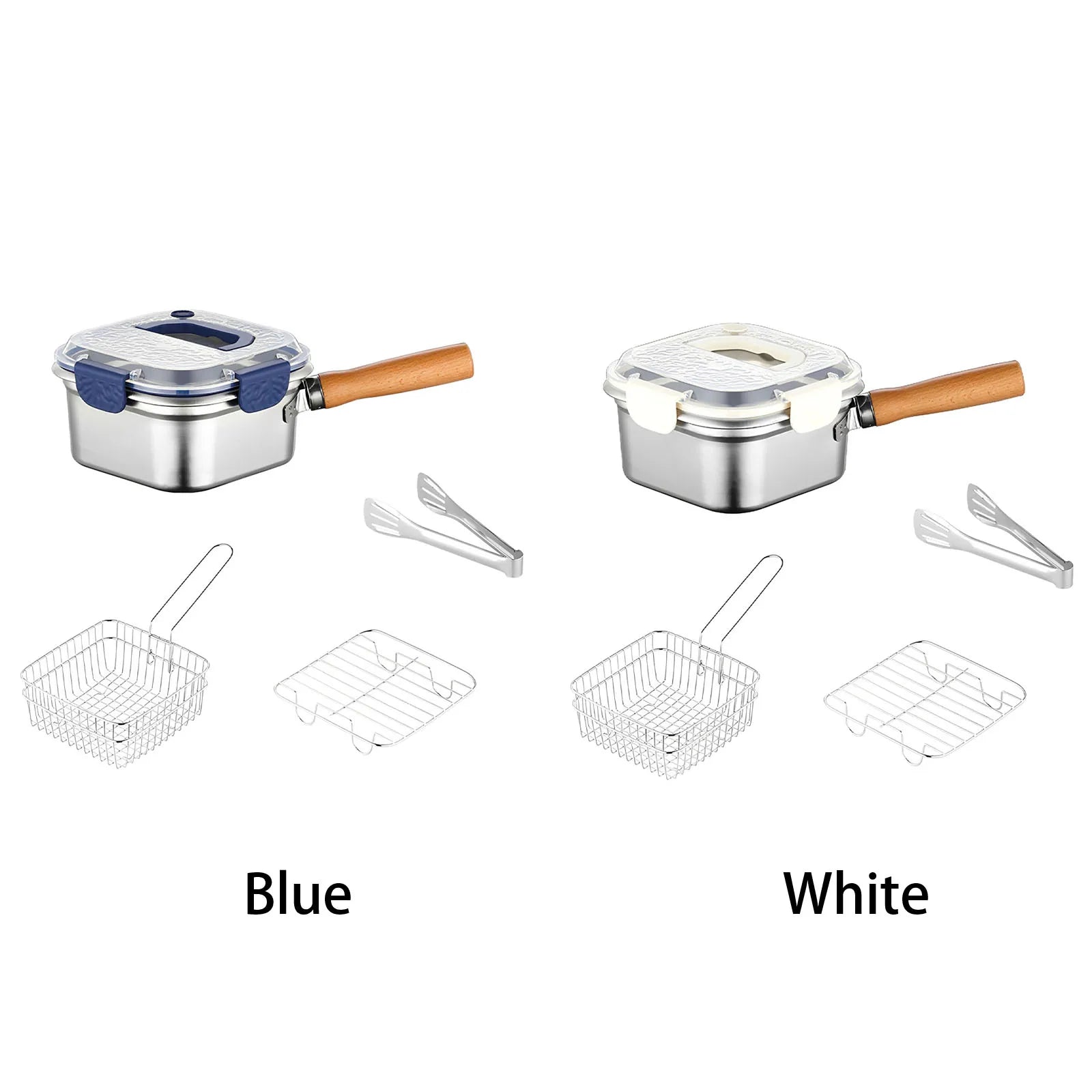 4-in-1 Stainless Steel Cooking Pot Set