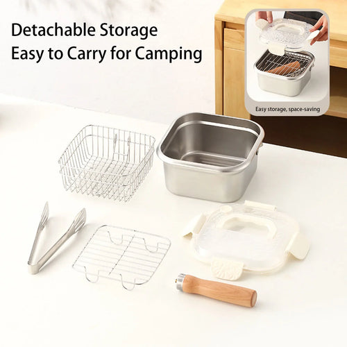 4-in-1 Stainless Steel Cooking Pot Set